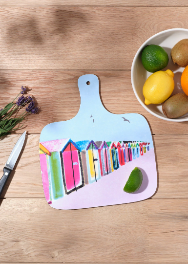 BRIGHTON BEACH HUTS CHOPPING BOARD