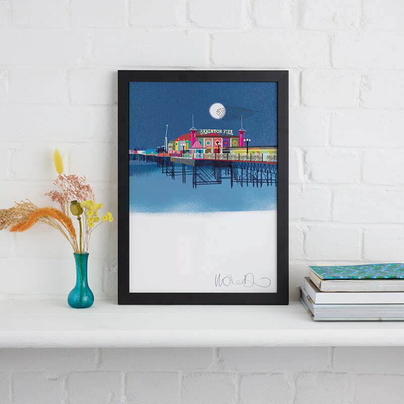 BRIGHTON PIER AT NIGHT PRINT, BTP008