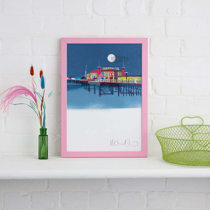 BRIGHTON PIER AT NIGHT PRINT, BTP008