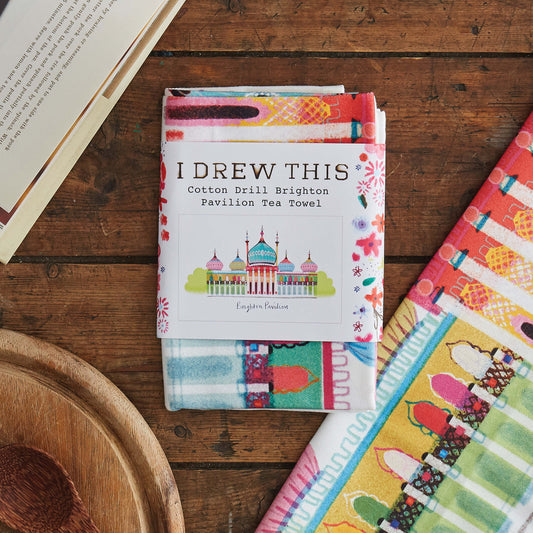 BRIGHTON PAVILION TEA TOWEL, BTTWL001