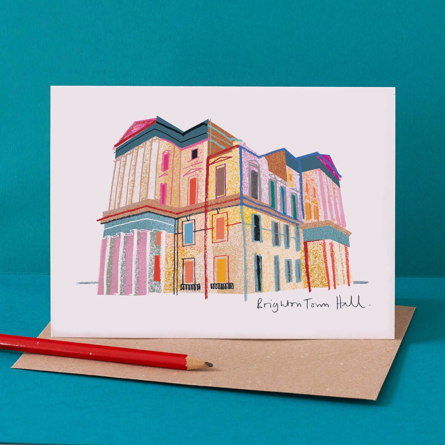 BRIGHTON TOWN HALL CARD, LM151