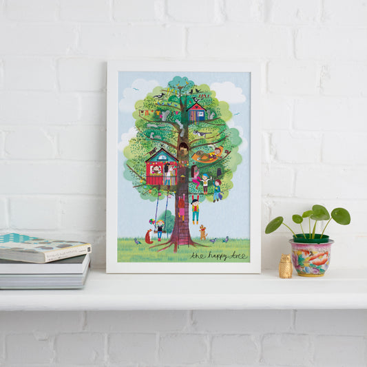 Happy Tree Print