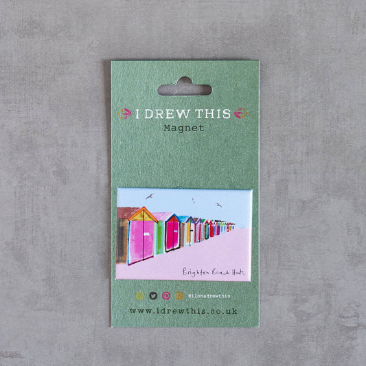 BRIGHTON BEACH HUTS MAGNET, LMAG096