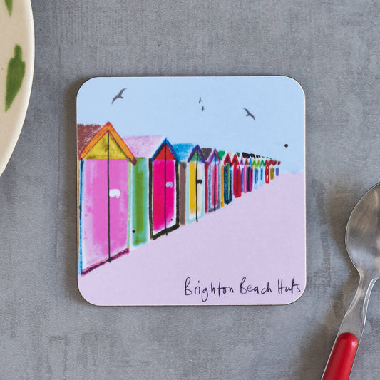 BRIGHTON BEACH HUTS COASTER