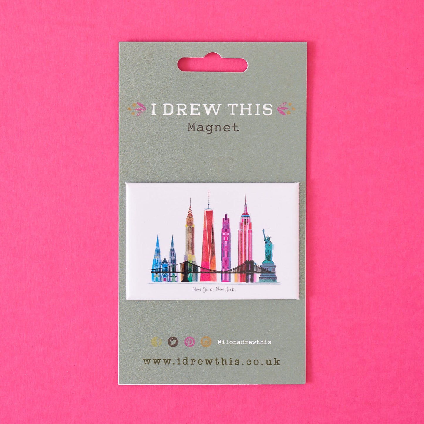 NEW YORK, NEW YORK FRIDGE MAGNET