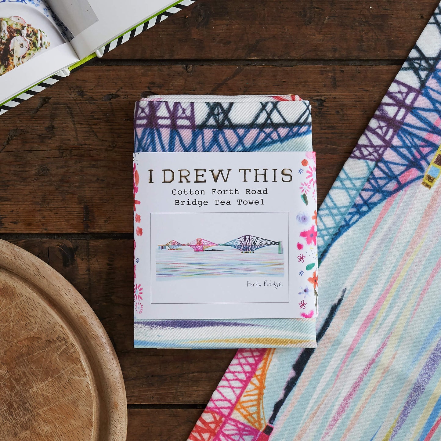 FORTH BRIDGE TEA TOWEL, LMTWL009