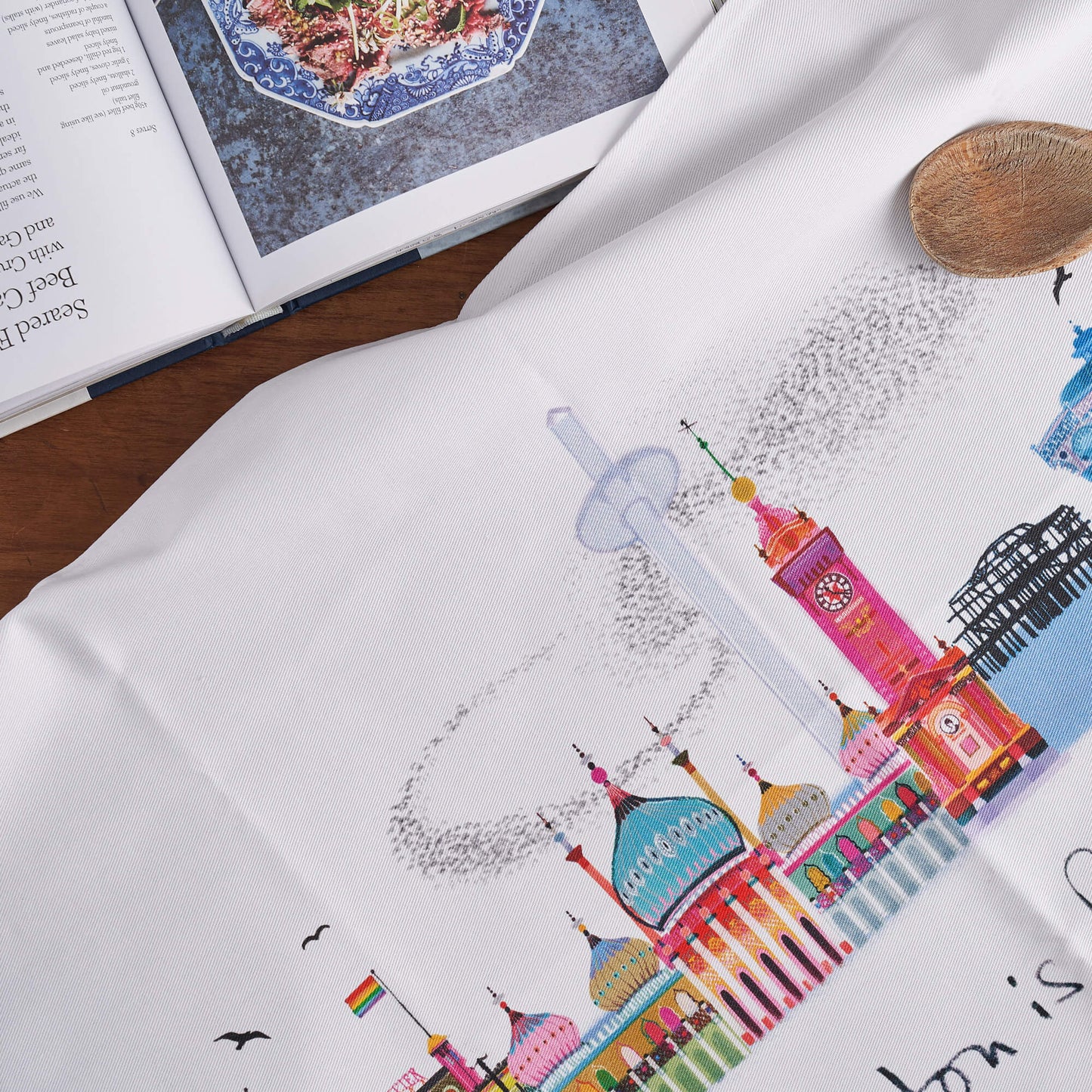 PANORAMIC BRIGHTON TEA TOWEL, LMTTWL095
