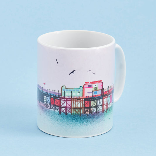 WORTHING PIER MUG, LMUG094