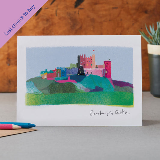 BAMBURGH CASTLE CARD