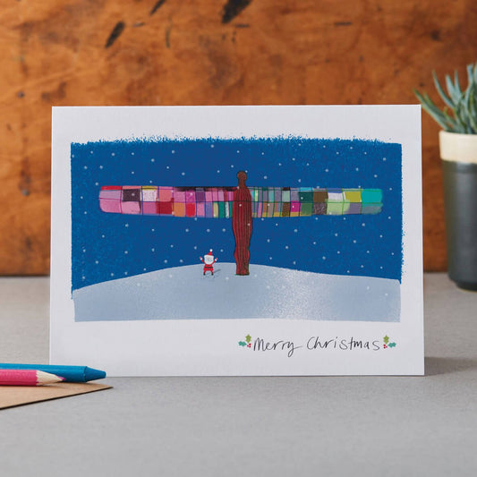 CHRISTMAS CARD ANGEL OF THE NORTH, LM074