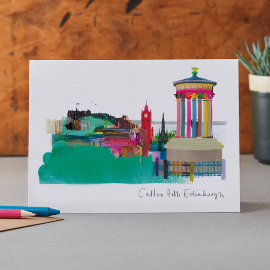 CALTON HILL EDINBURGH CARD