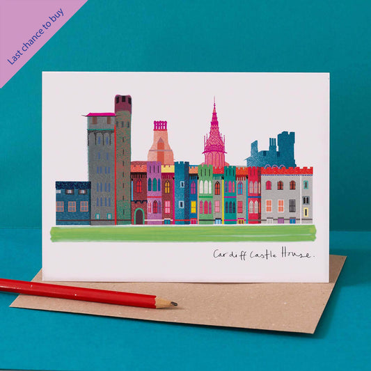 CARDIFF CASTLE HOUSE CARD