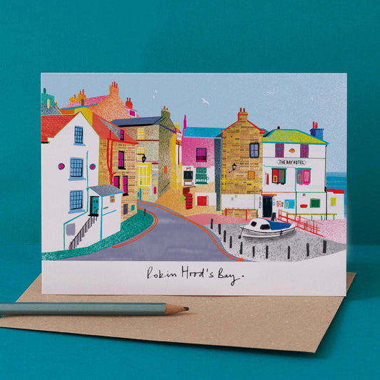 ROBIN HOODS BAY CARD, LM179