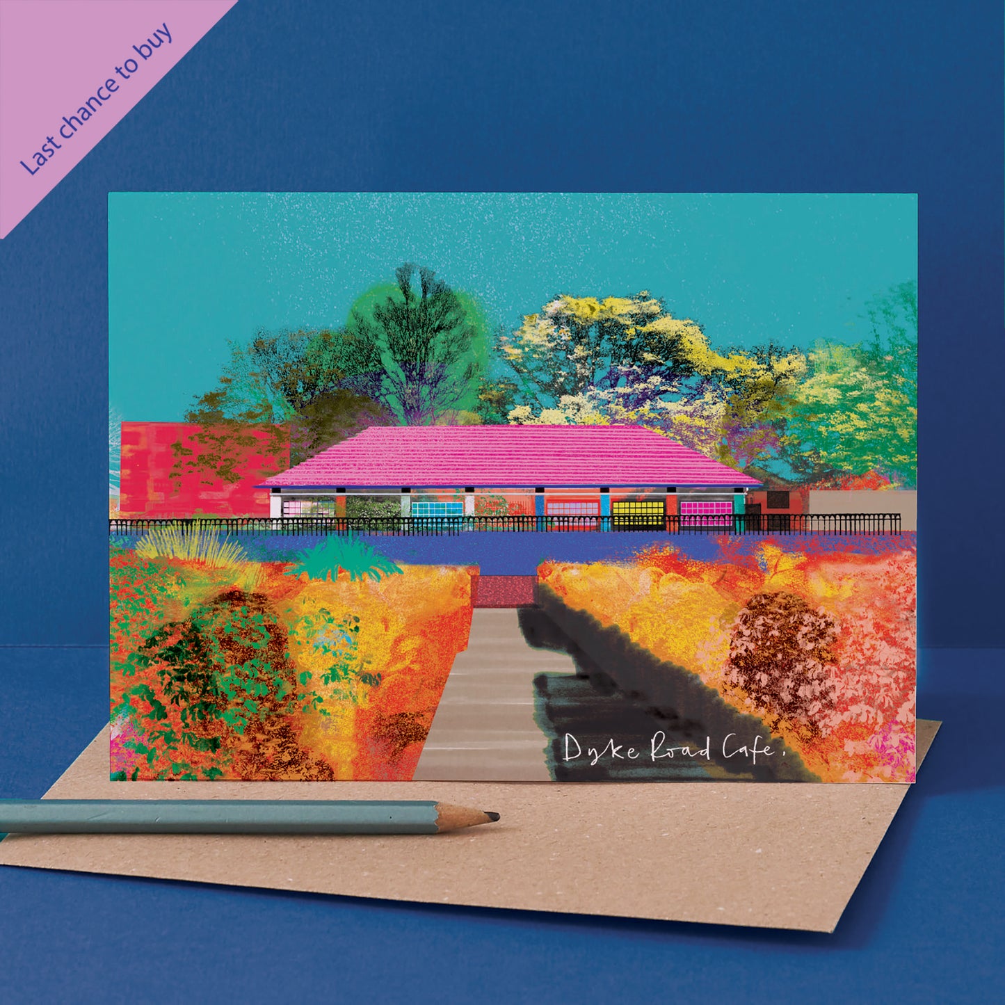 DYKE ROAD PARK CAFE CARD