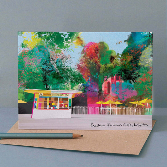 BRIGHTON PAVILION GARDEN CAFE CARD