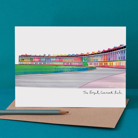 THE ROYAL CRESCENT BATH CARD