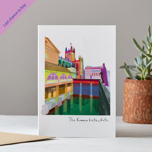 THE ROMAN BATHS BATH CARD