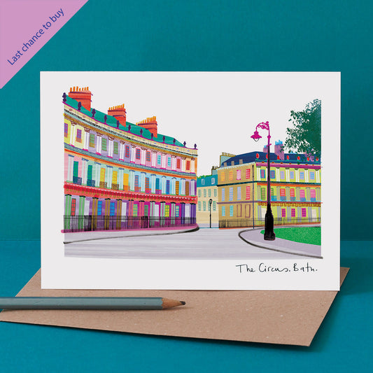 THE CIRCUS LEFT BATH CARD