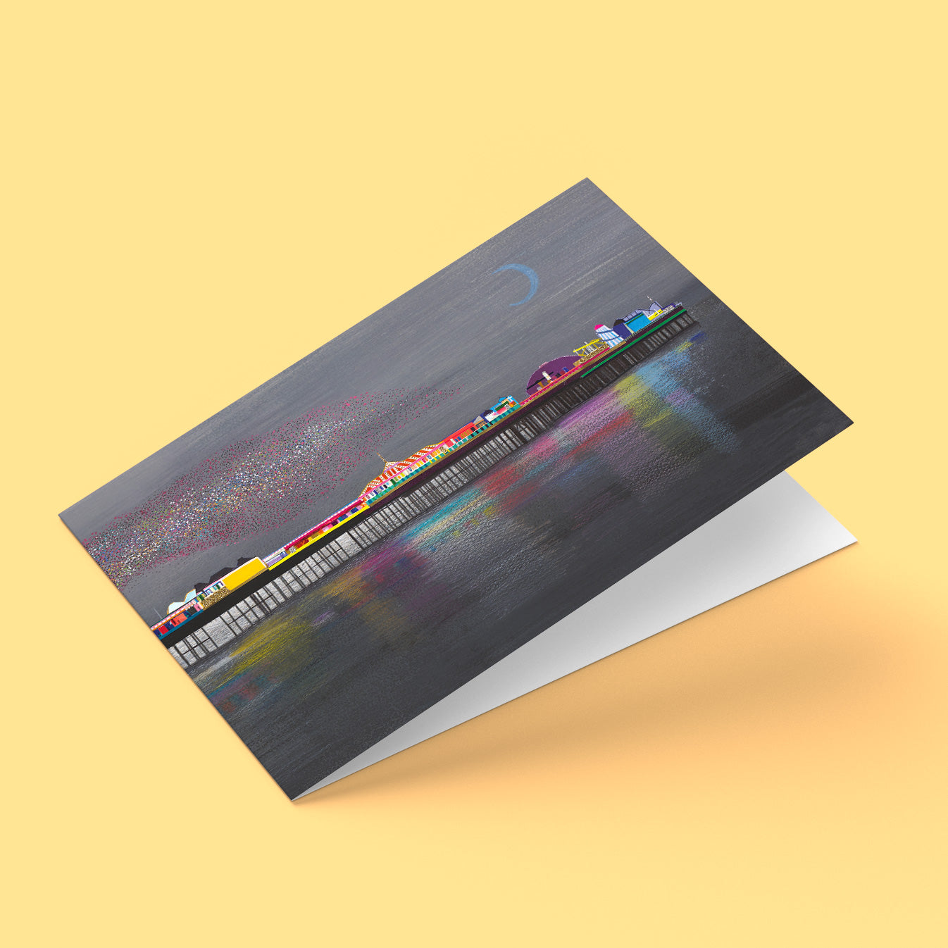 Grey Day Palace Pier Card, LM271