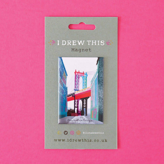 MANHATTAN BRIDGE FRIDGE MAGNET
