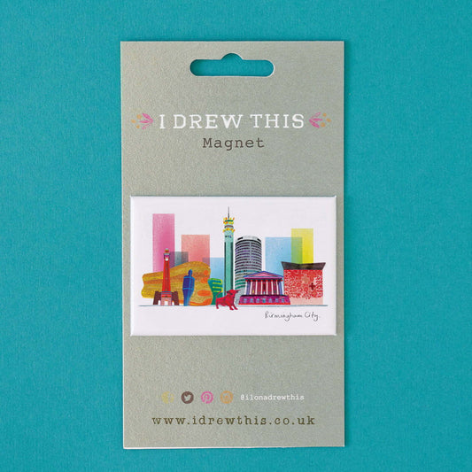 BIRMINGHAM SKYLINE FRIDGE MAGNET, LMAG128