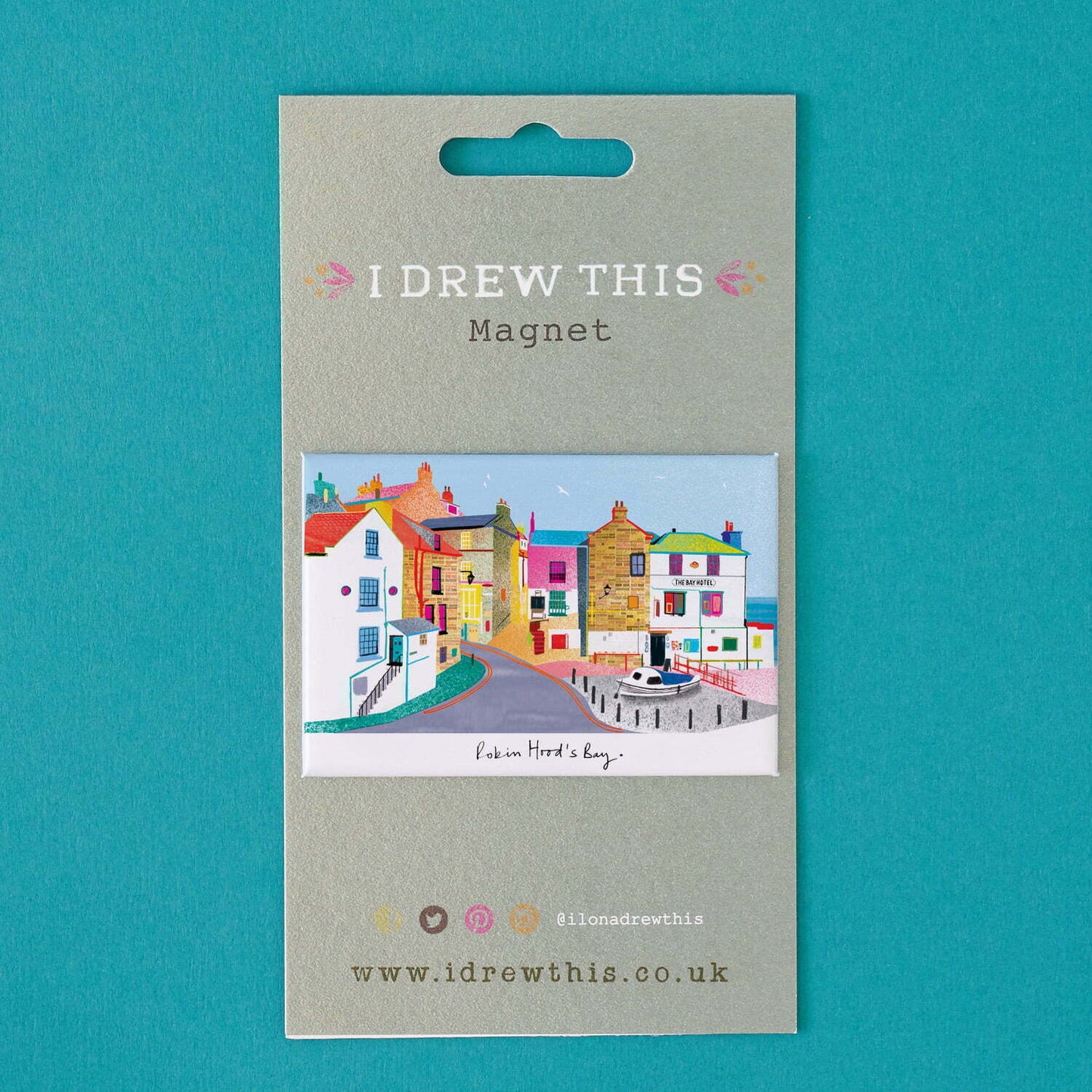 ROBIN HOODS BAY FRIDGE MAGNET