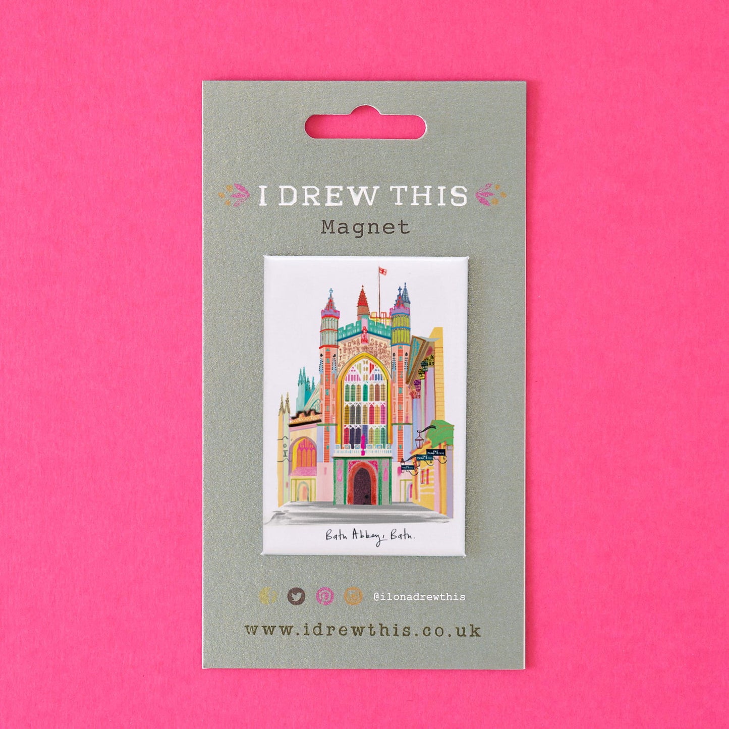 BATH ABBEY FRIDGE MAGNET