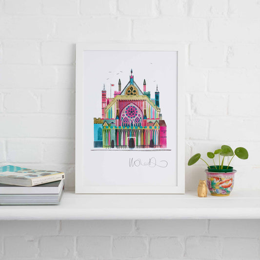 EXETER CATHEDRAL PRINT