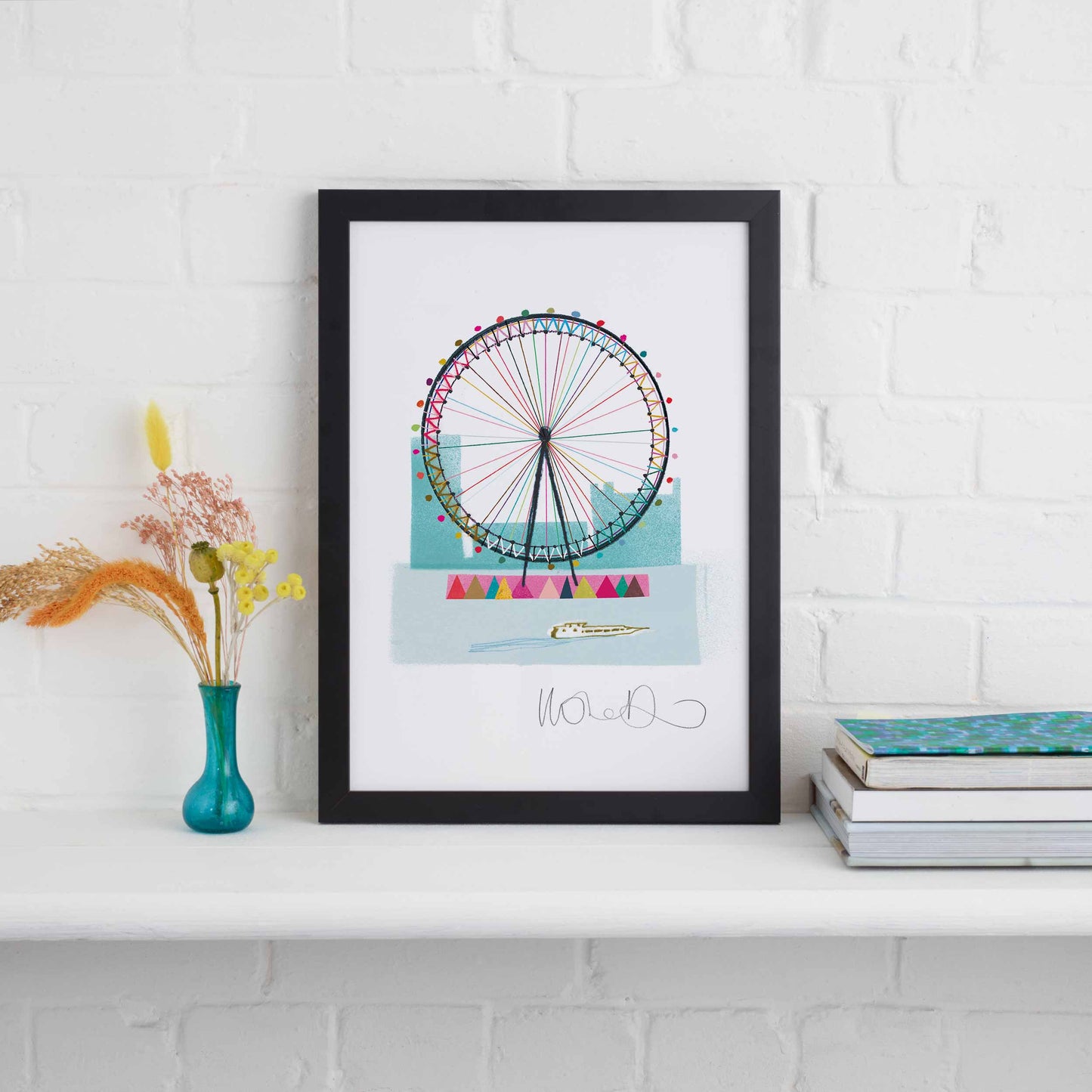 LONDON EYE PRINT