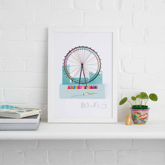 LONDON EYE PRINT