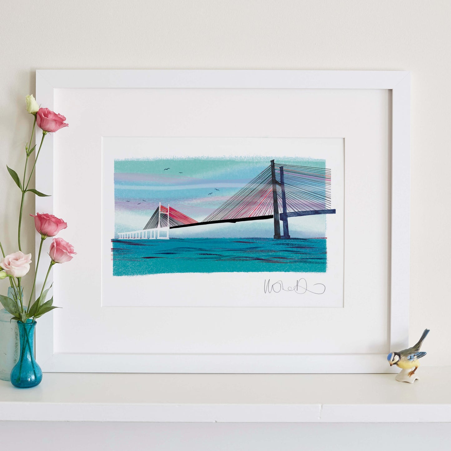 SECOND SEVERN BRIDGE PRINT