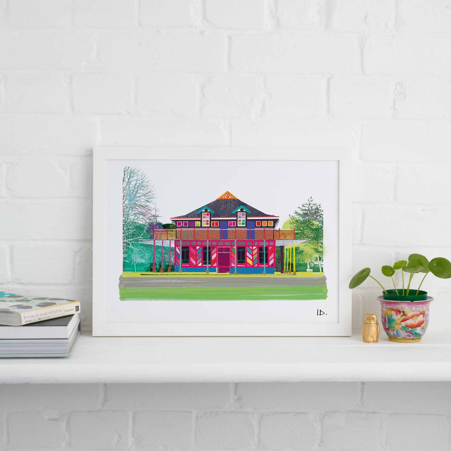 CHALET CAFE PRESTON PARK BRIGHTON PRINT
