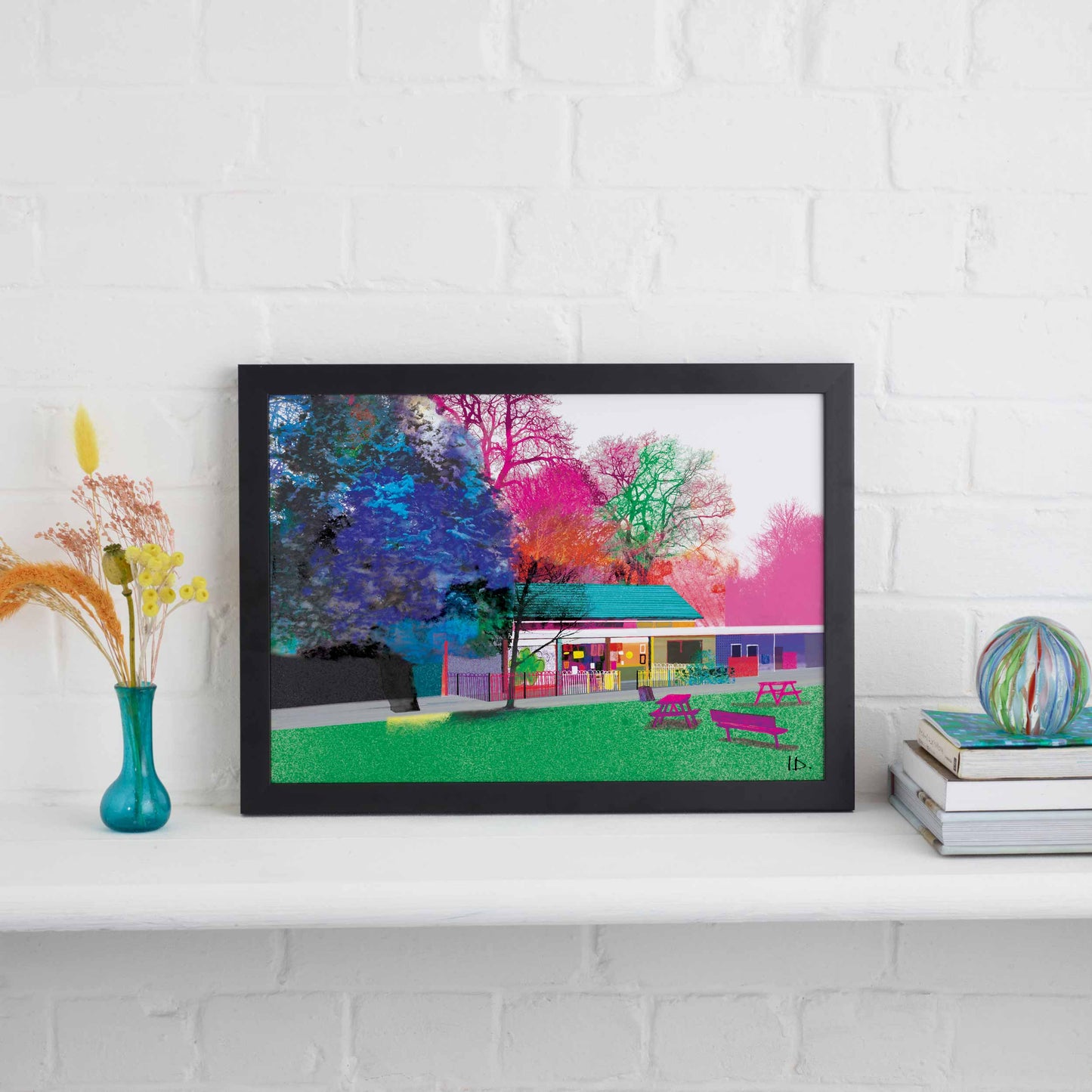 ST ANNES WELL GARDEN BRIGHTON PRINT