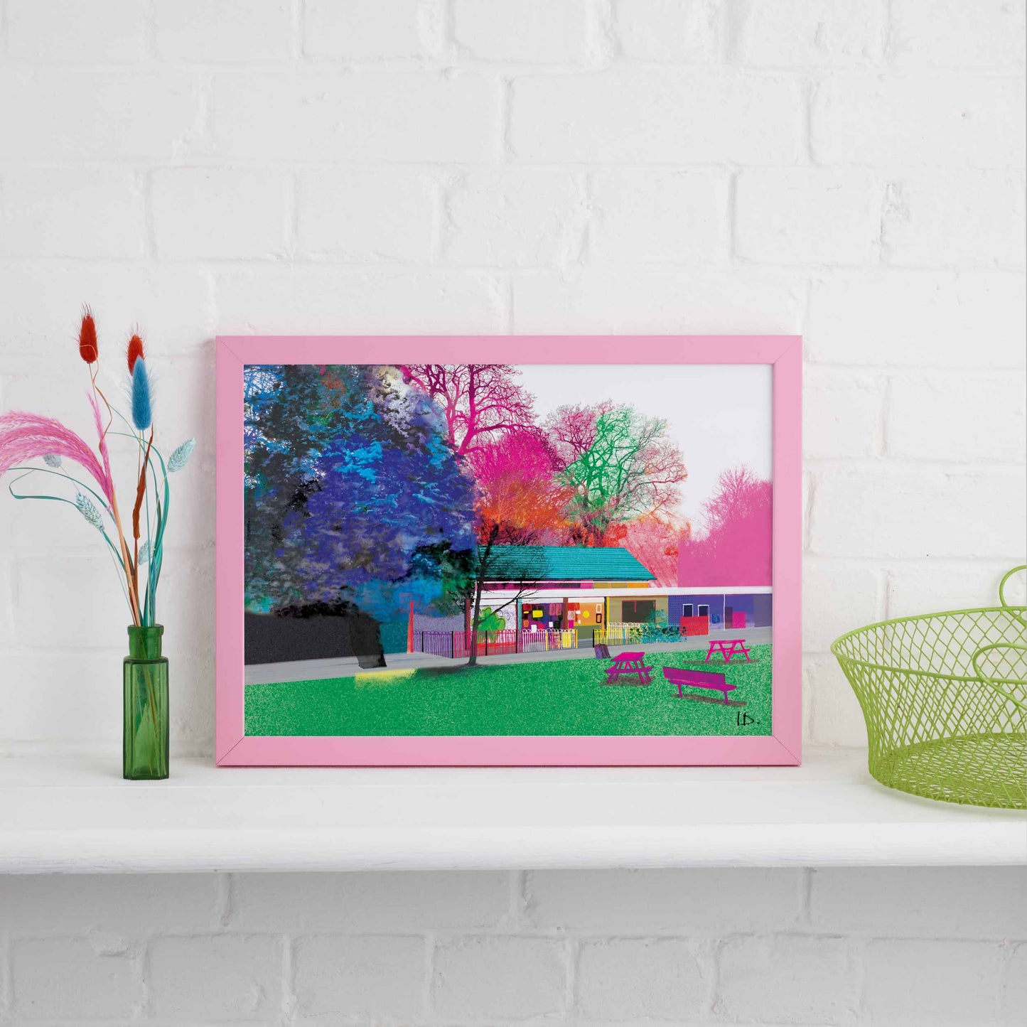 ST ANNES WELL GARDEN BRIGHTON PRINT