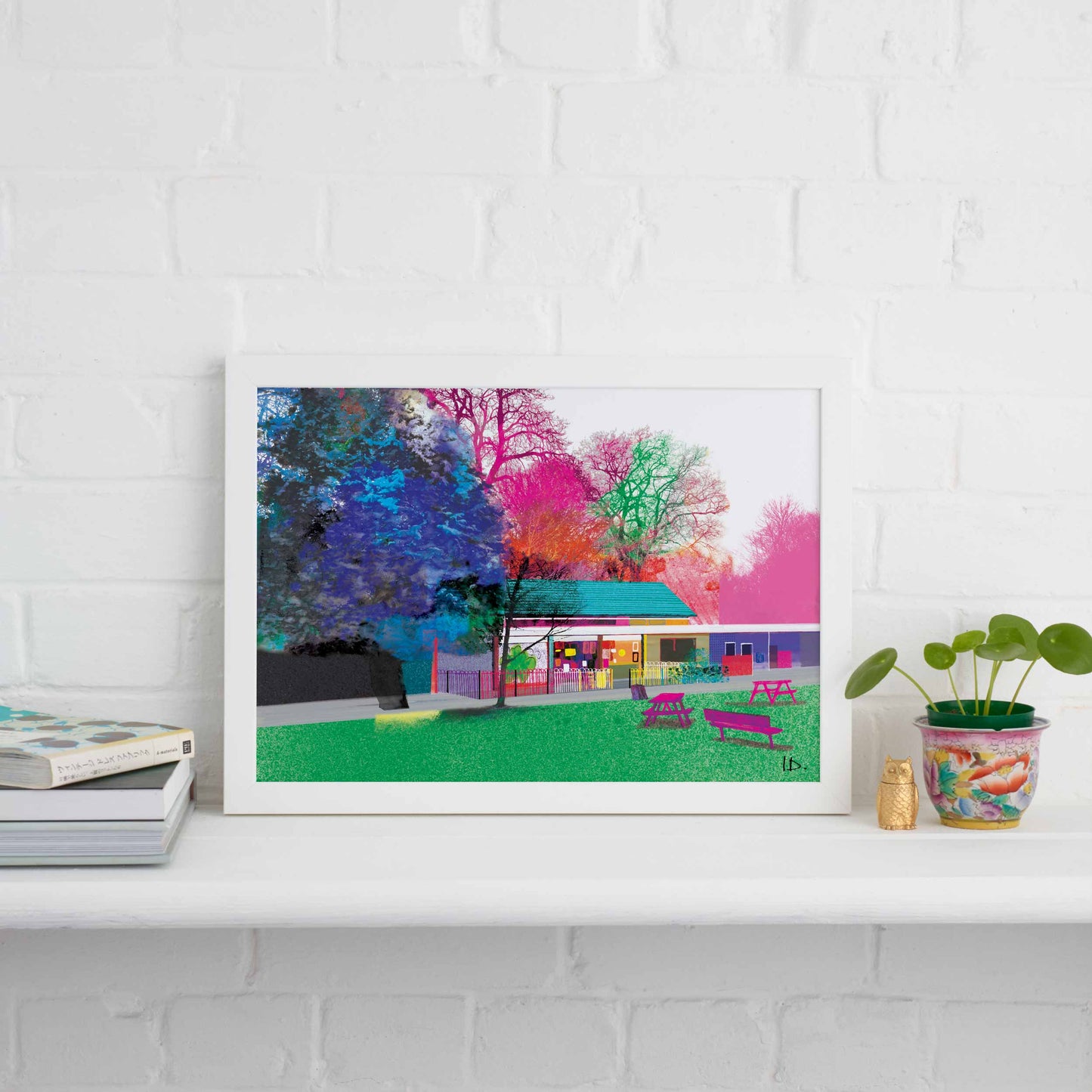 ST ANNES WELL GARDEN BRIGHTON PRINT