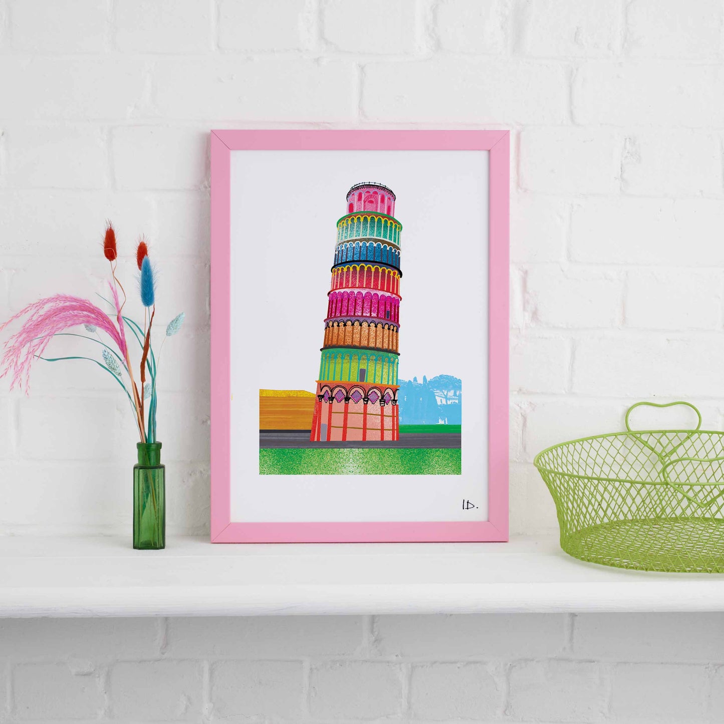 LEANING TOWER OF PISA PRINT