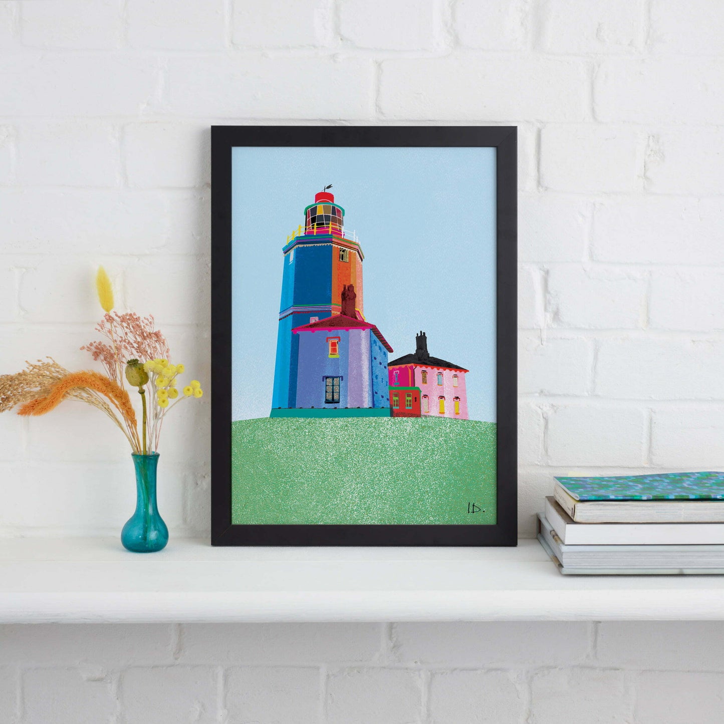 NORTH FORELAND LIGHTHOUSE,  BROADSTAIRS PRINT