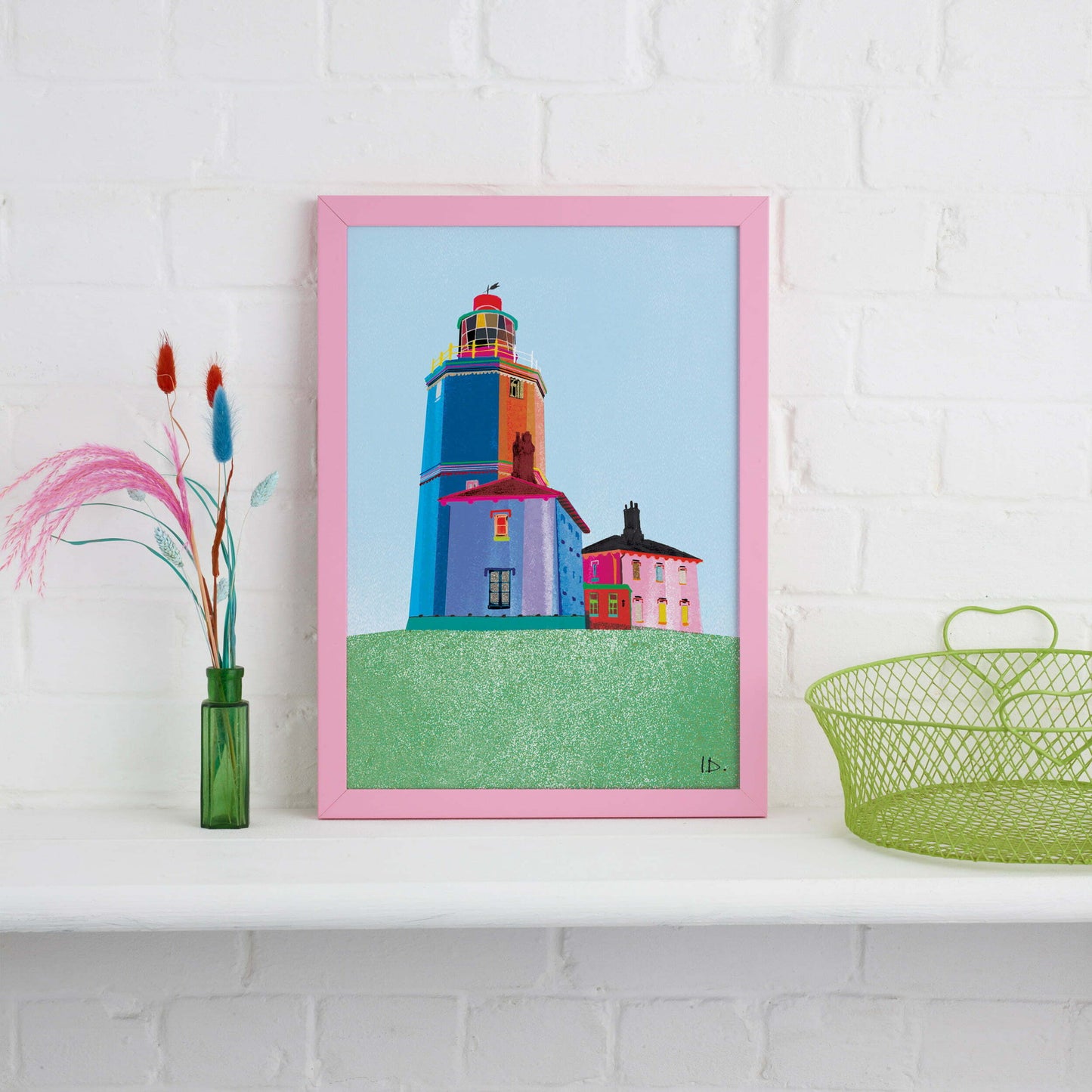 NORTH FORELAND LIGHTHOUSE,  BROADSTAIRS PRINT