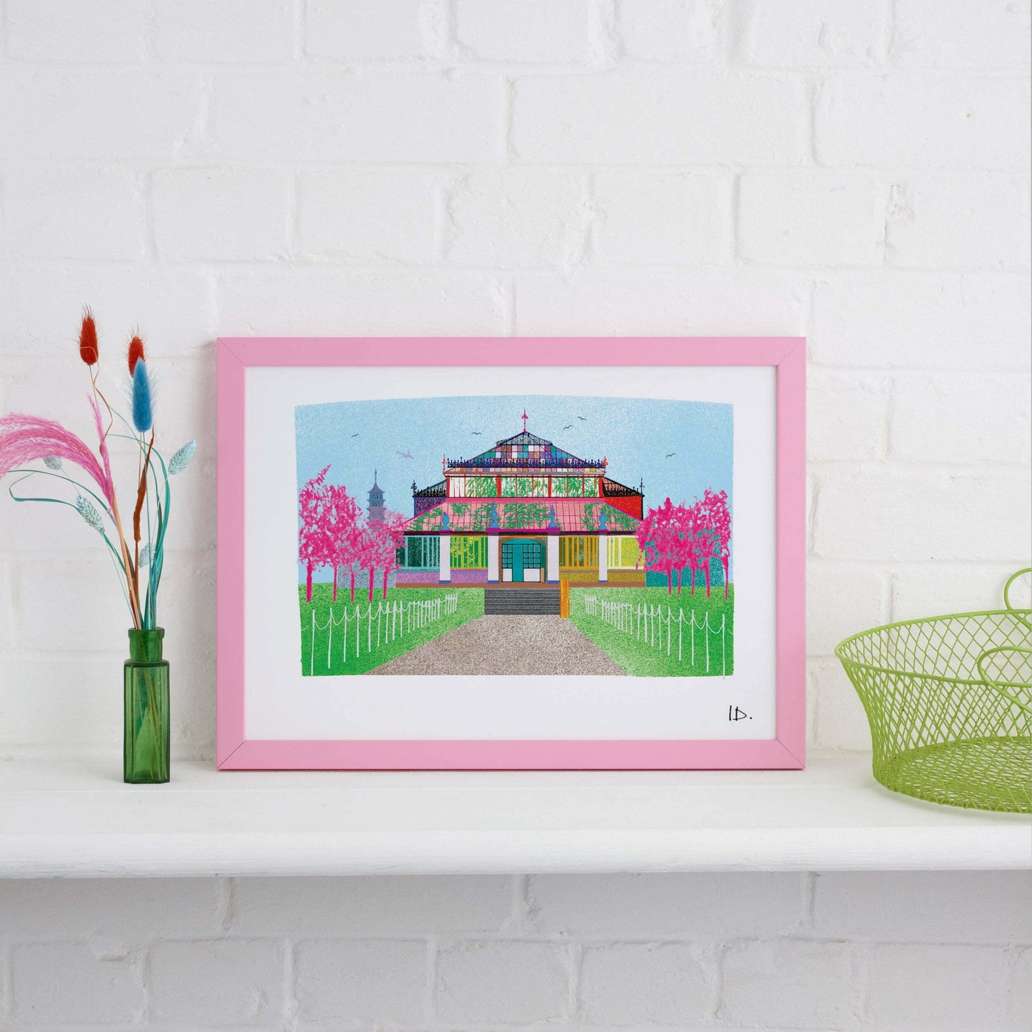 TEMPERATE HOUSE KEW GARDENS PRINT