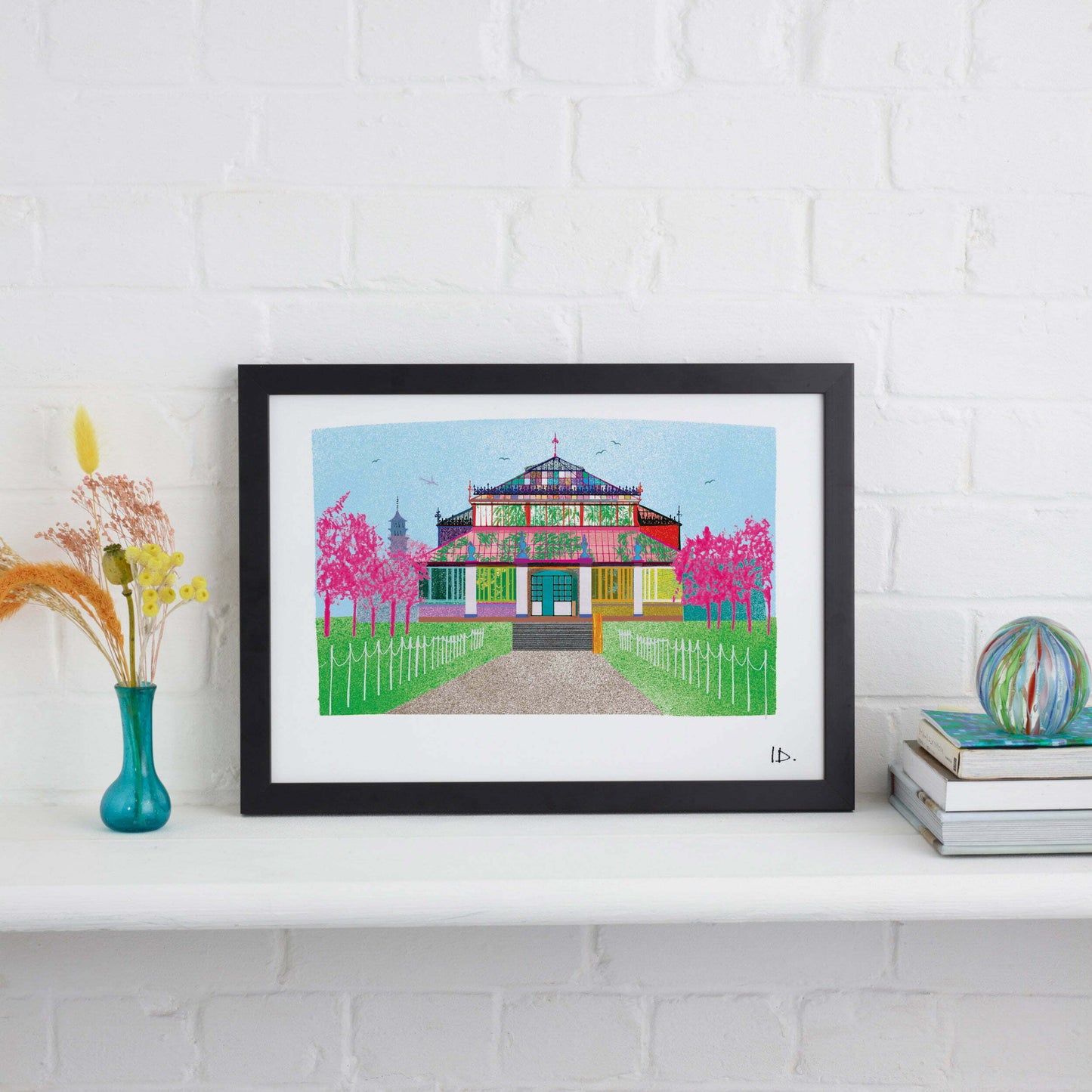 TEMPERATE HOUSE KEW GARDENS PRINT