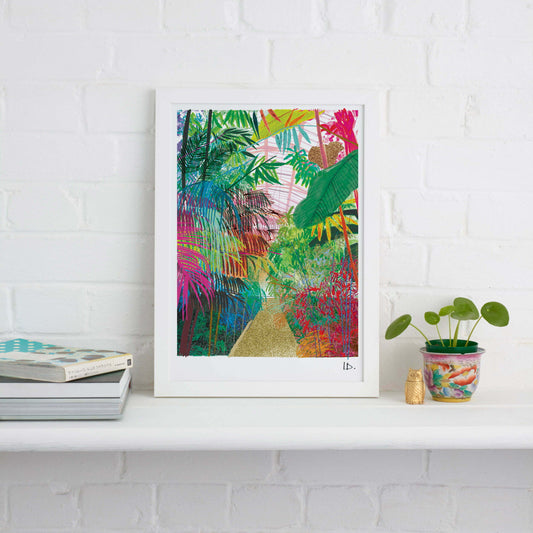 INSIDE TEMPERATE HOUSE KEW GARDENS PRINT