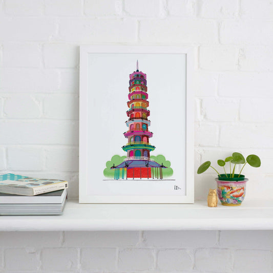 THE PAGODA KEW GARDENS PRINT