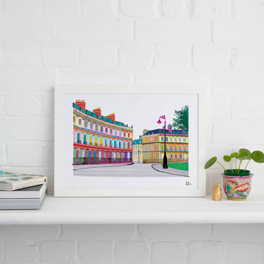 THE CIRCUS LEFT, BATH PRINT