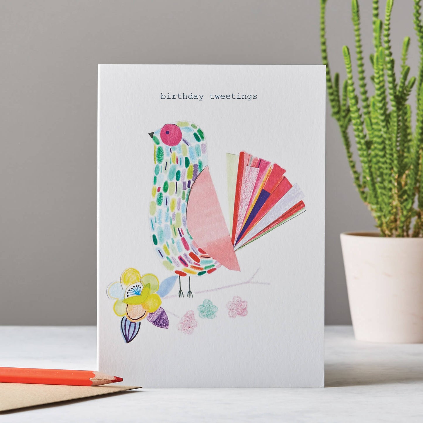 BIRTHDAY TWEETINGS BIRD CARD