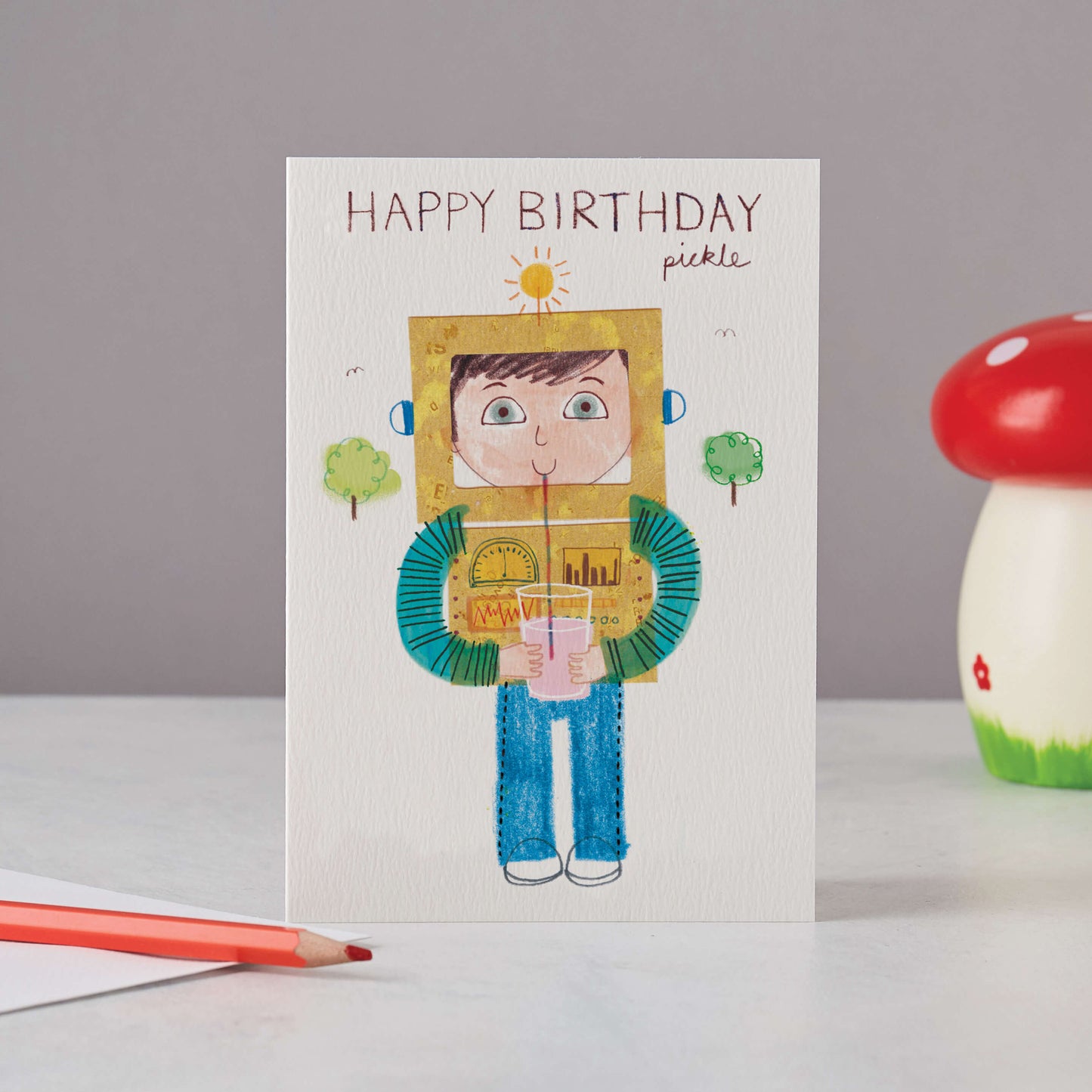 ROBOT PICKLE CARD
