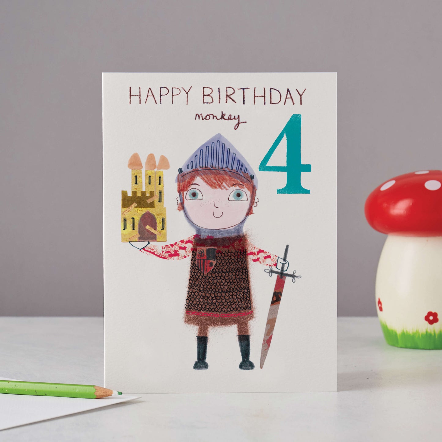 AGE 4 CASTLE CARD