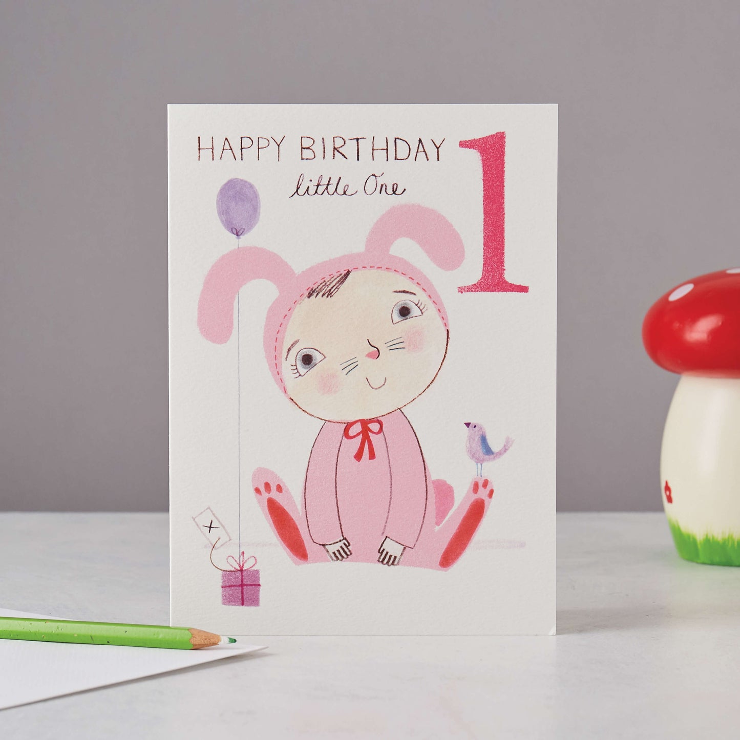 AGE 1 BUNNY CARD