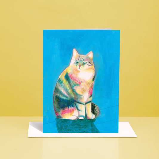 Narla Cat Greetings Card