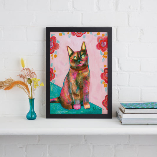 Tortoiseshell Cat Print