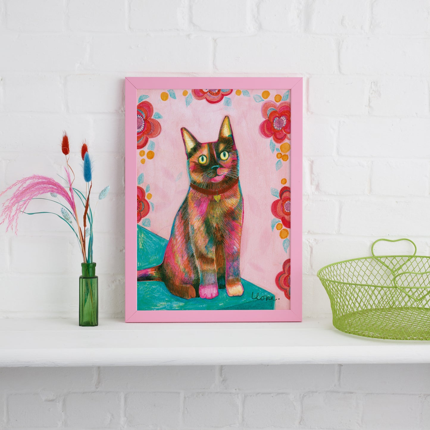 Tortoiseshell Cat Print